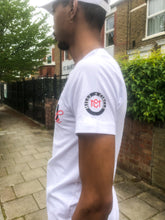 Load image into Gallery viewer, White "Sleeve Logo" MC T-Shirt